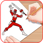 How to draw power rangers আইকন