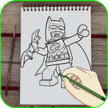 How To Draw Lego Super Heros