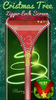 Árbol de Navidad Bloqueo de Pantalla de Cierre Poster