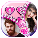 Mi Foto Bloqueo de Pantalla con Cremallera Amor APK