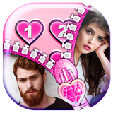 Mi Foto Bloqueo de Pantalla con Cremallera Amor icono