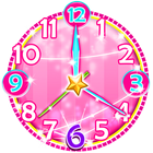 Pink Clock Live Wallpaper icon