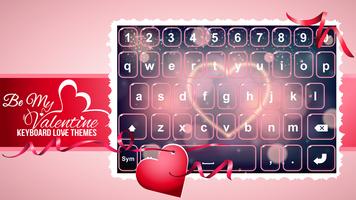 پوستر Be My Valentine Keyboard Love Themes