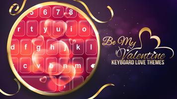 Be My Valentine Keyboard Love Themes capture d'écran 1