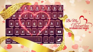 برنامه‌نما Be My Valentine Keyboard Love Themes عکس از صفحه