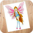 How To Draw Winx Easy Step By Step icône