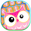 ”Cute Owl Emoji Keyboard App
