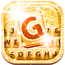 Gold Glitter Keyboard APK