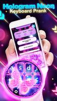 Hologram Neon Keyboard Prank screenshot 1