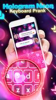 Hologram Neon Keyboard Prank screenshot 2
