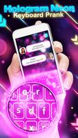 Hologram Neon Keyboard Prank screenshot 3