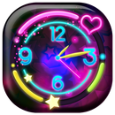 Neon Clock Live Wallpaper APK