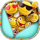 Smiley Emoticones Bloqueio De Tela Zipper APK