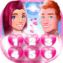 💗 Teen Love Story – Hearts Lock Screen 💗 APK