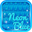 Blue Neon Keyboard Themes