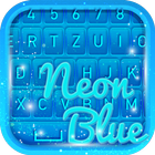 Blue Neon Keyboard Themes アイコン
