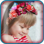 Flower Crown Photo Sticker App icon
