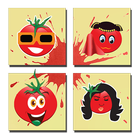 La Tomatina Photo Cards icon