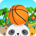 Swipe Basketball : Animal On Beach आइकन