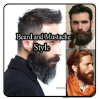 Beard and Moustache Style-icoon