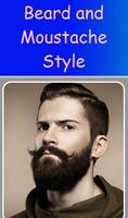Beard and Moustache Style Affiche