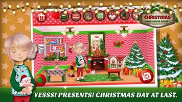 Christmas Dollhouse Games 3D screenshot 2