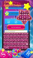 Cute Star Keyboard Designs captura de pantalla 3