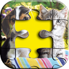 Beautiful Dogs and Cats Puzzle biểu tượng