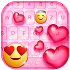 Glitter Heart Keyboard & Emoji-icoon