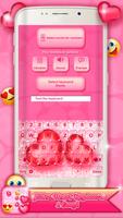 Glitter Heart Keyboard & Emoji screenshot 1