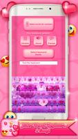 Glitter Heart Keyboard & Emoji screenshot 2
