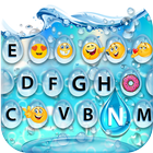 Water Bubble Keyboard Animoji App ไอคอน