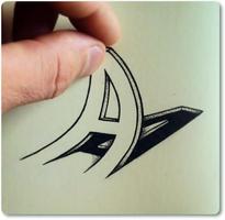 1 Schermata Bellissimo design di lettering a mano 3D