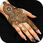 Schönes Mehndi Design Zeichen