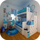 Icona Bel design della camera da letto per bambini