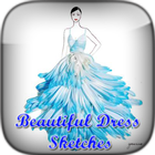 Beautiful Dress Sketches ikon