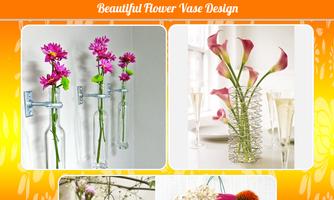 Conception De Vase De Fleur Affiche