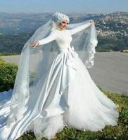 Красивое свадебное платье Hijab постер