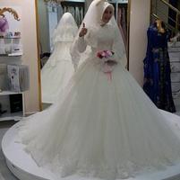 Hermoso vestido de novia Hijab captura de pantalla 2