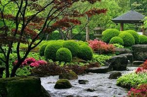 Beau jardin japonais Affiche