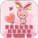 Beautiful Emoji Keyboard - Cute Pink Wallpapers APK