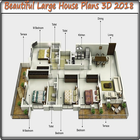 Beautiful Large House Plans 3D 2018 icon