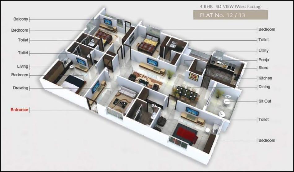 House Plan 3d View With Exterior Elevations 50 Double Y Designs House Plan 3d View With Exterior