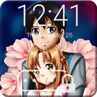 Asuna And Kirito In Love Wallpaper Screen Lock 圖標