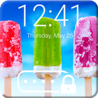 Ice Cream Fruit Summer Screen Lock-icoon