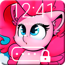 Pink Pony Kawaii Little Cute Theme App Lock APK