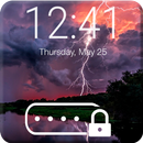 Thunder Lightning  Storm Wallpaper Screen Lock-APK