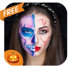 Halloween montage photo - Halloween Makeup icône