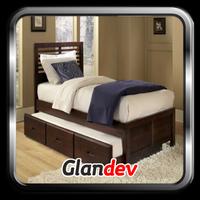 Bed Furniture Design Affiche