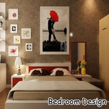 Design de chambre minimaliste icône